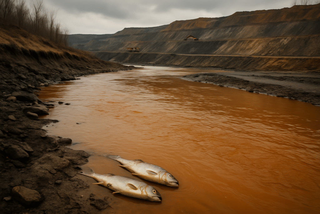 Avanço da mineração ilegal contribui para o a degradação ambiental.