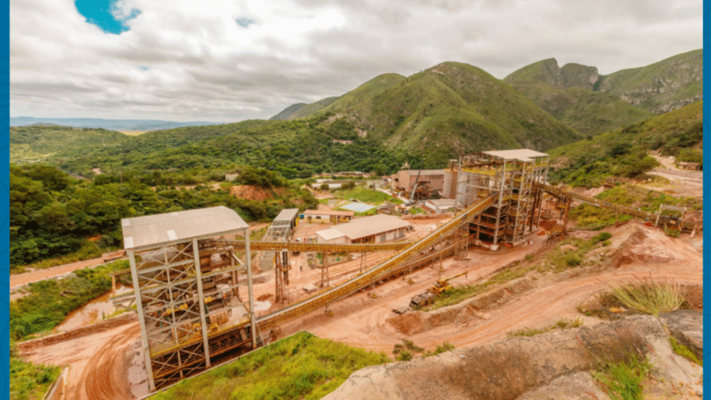 Mina de Jacobina, BA - mina subterrânea e uma com a maior reserva de ouro do país. Foto: PanAmerican Silver